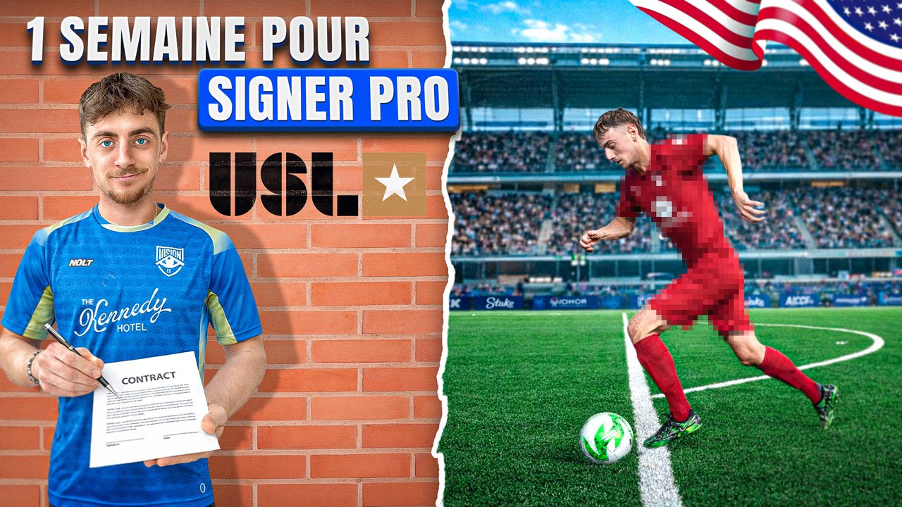 1 Semaine pour SIGNER PRO au FOOT aux USA 🇺🇸 !