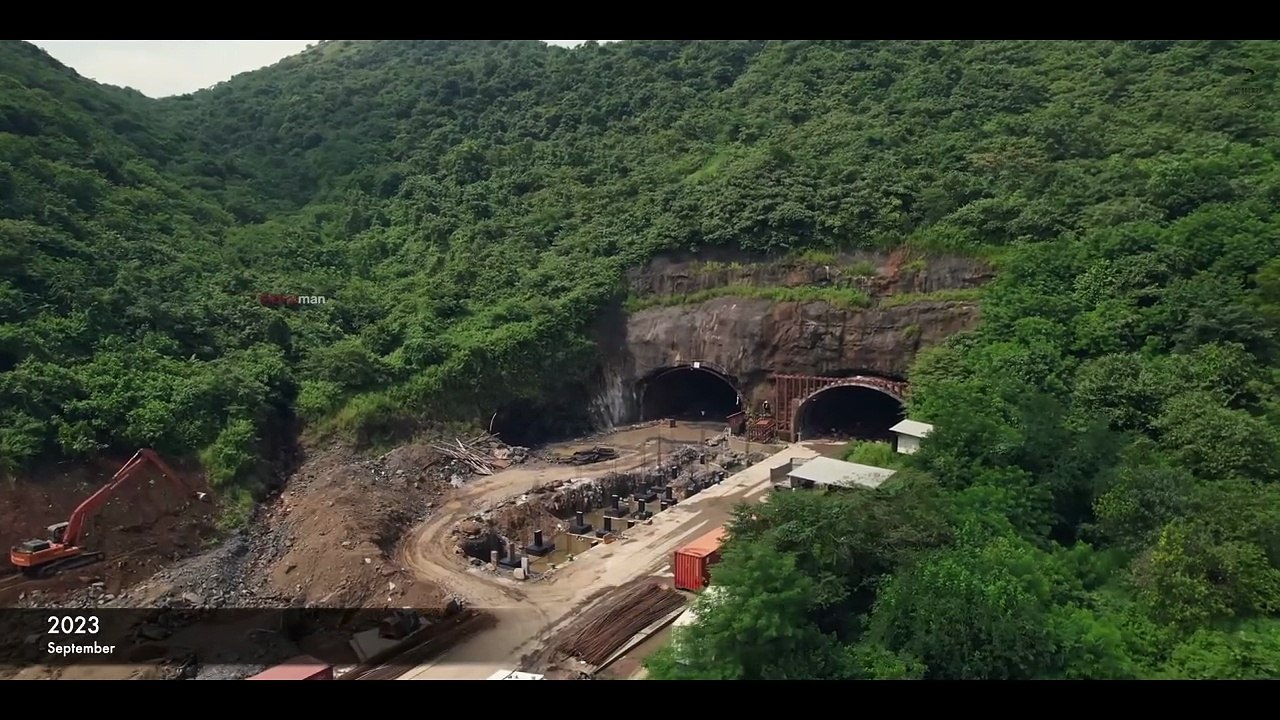 Airoli Katai Naka Freeway Progress _ August 2024 _ The Bridge Connecting Mumbai