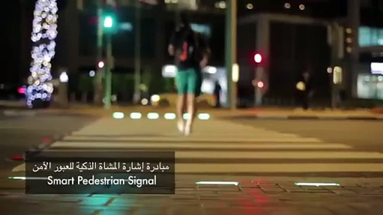أول إشارات مرور ذكية في دبي