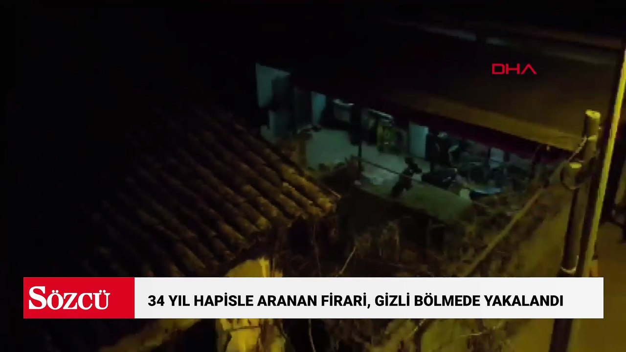 34 yıl 11 ay hapis cezasıyla aranan firari hükümlü, yatak altındaki gizli bölmede yakalandı