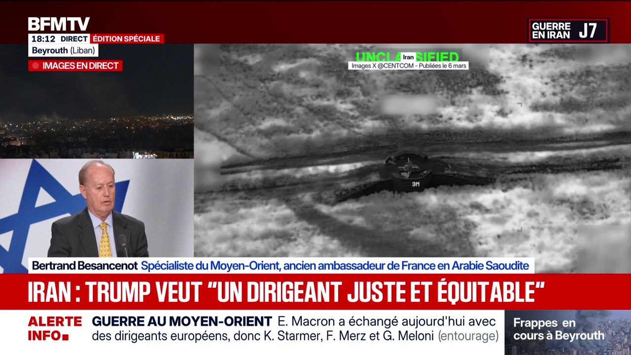 Iran: Bertrand Besancenot, ancien ambassadeur de France en Arabie Saoudite, pointe "les déclarations contradictoires de Donald Trump"