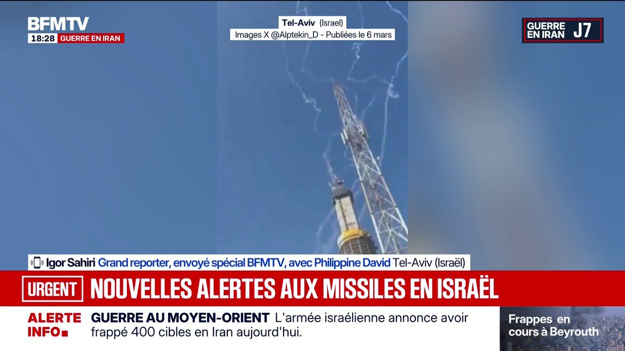 "Il y a une nouvelle alerte aux missiles balistiques iraniens": notre reporter, envoyé à Tel-Aviv (Israël), témoigne depuis un abri anti-aérien