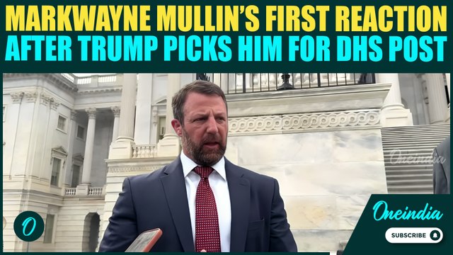Markwayne Mullin’s FIRST REACTION After PICKED as DHS Secy By Trump Replacing Kristi Noem | US News