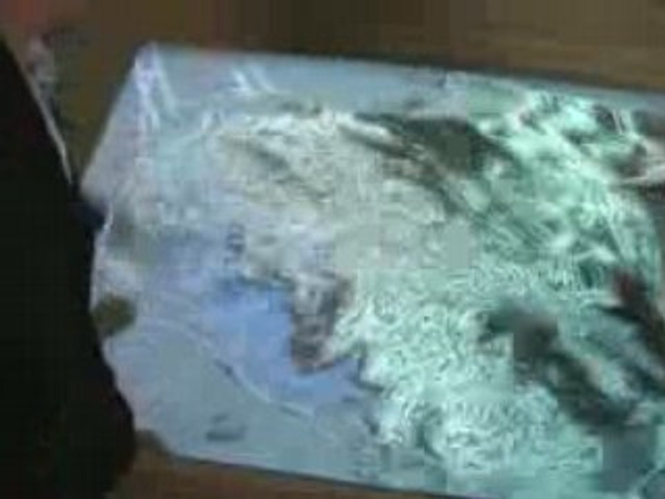 GestureTek's GroundFX system