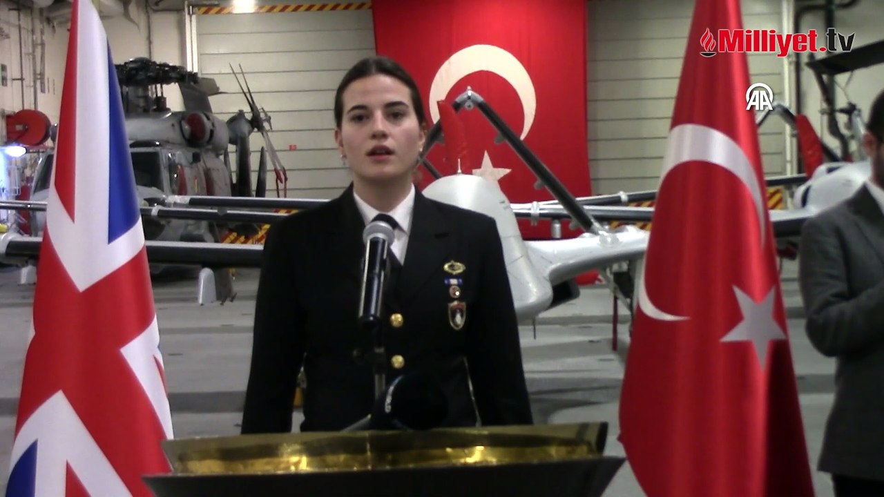 İngiltere kıyılarında Türk rüzgarı! TCG Anadolu gemisinde, Türk savunma sanayisi tanıtıldı