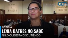 ¿En manos de quién está la justicia? Lenia Batres no sabe ni lo que está discutiendo