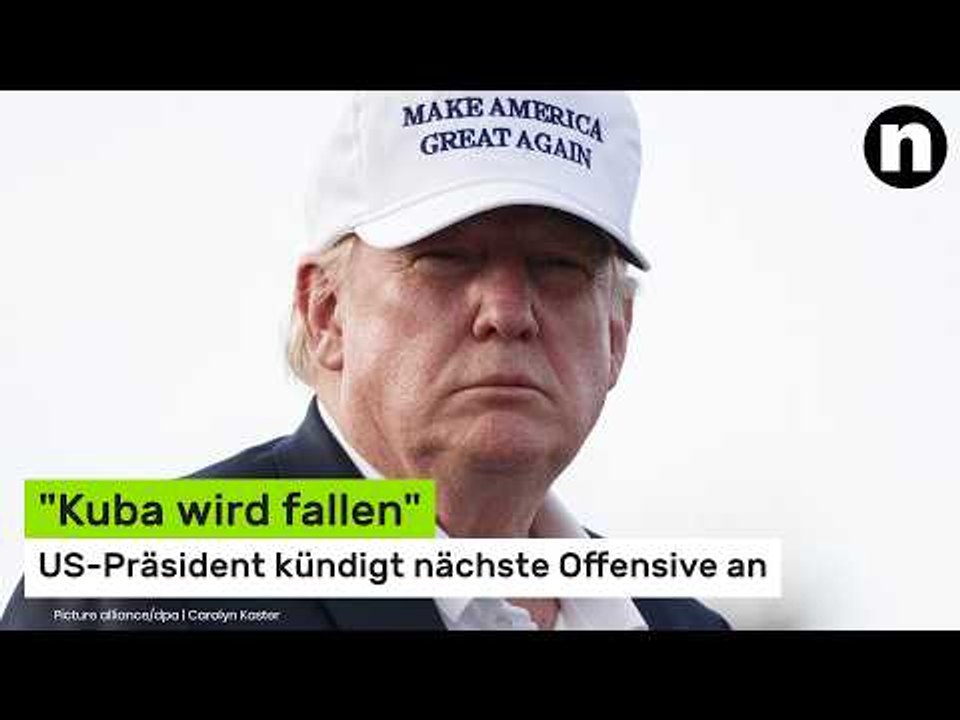 Donald Trump: 'Kuba wird fallen' – US-Präsident kündigt nächste Offensive an
