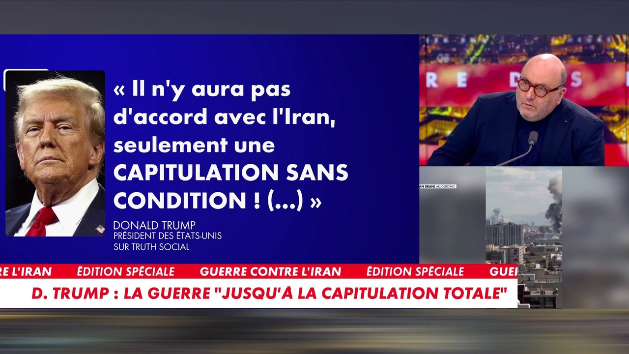 Julien Dray : «L’objectif de Donald Trump est de faire tomber le régime iranien»