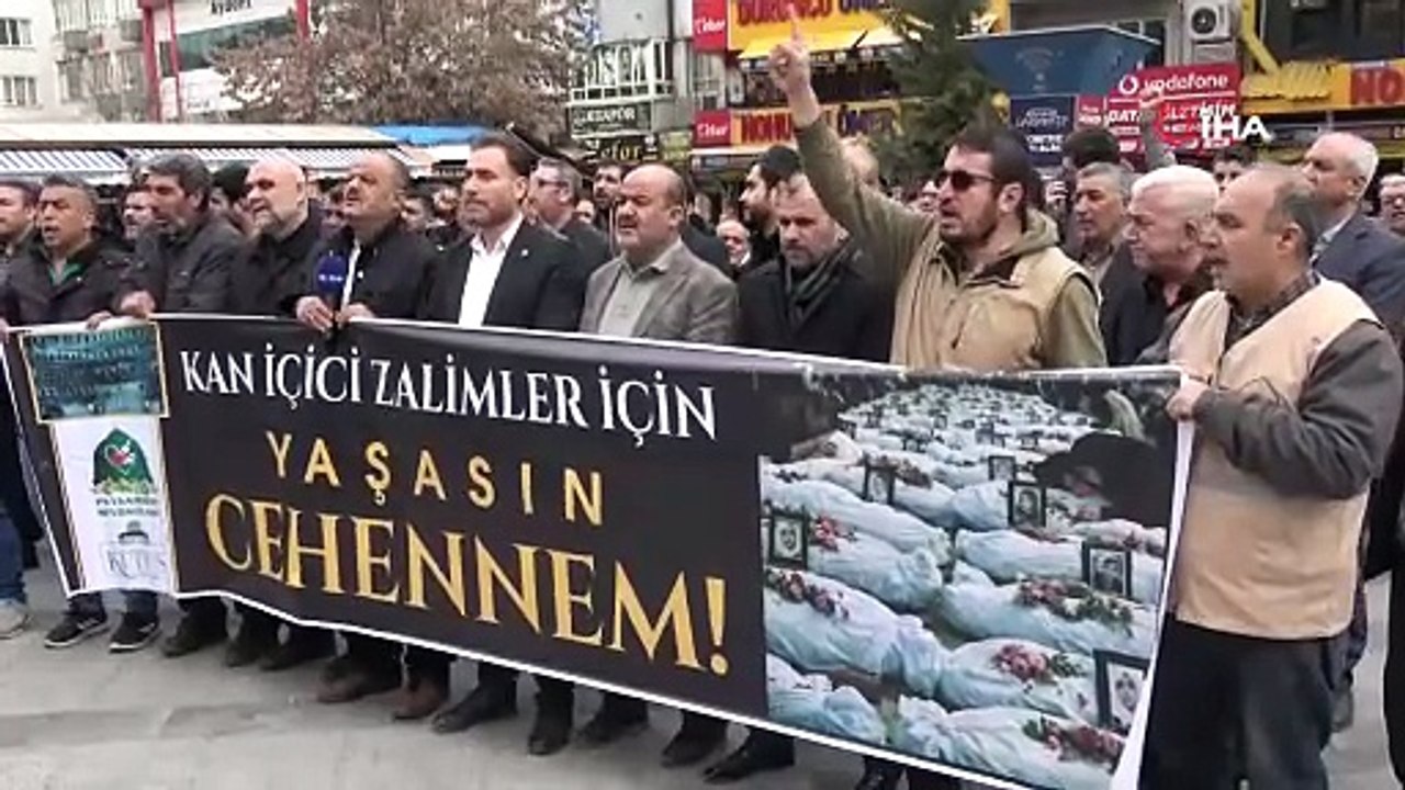 Gaziantep’te ABD ve İsrail’in İran’a yönelik saldırıları protesto edildi