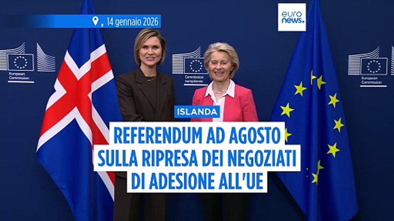 L'Islanda vuole indire un referendum ad agosto sulla ripresa dei negoziati di adesione all'Ue