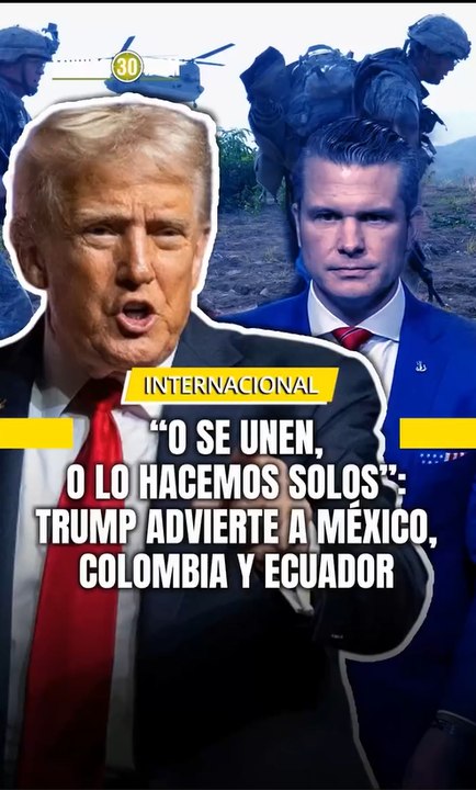 El secretario de Defensa, Pete Hegseth, advirtió desde el Comando Sur que Washington está listo para ir a la ofensiva solo contra los carteles en Latinoamérica.