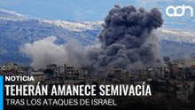 Así amaneció Teherán después de los bombardeos de Israel