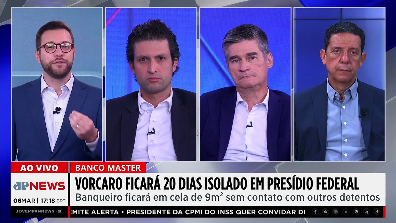 Daniel Vorcaro ficará 20 dias isolado em presídio federal em Brasília