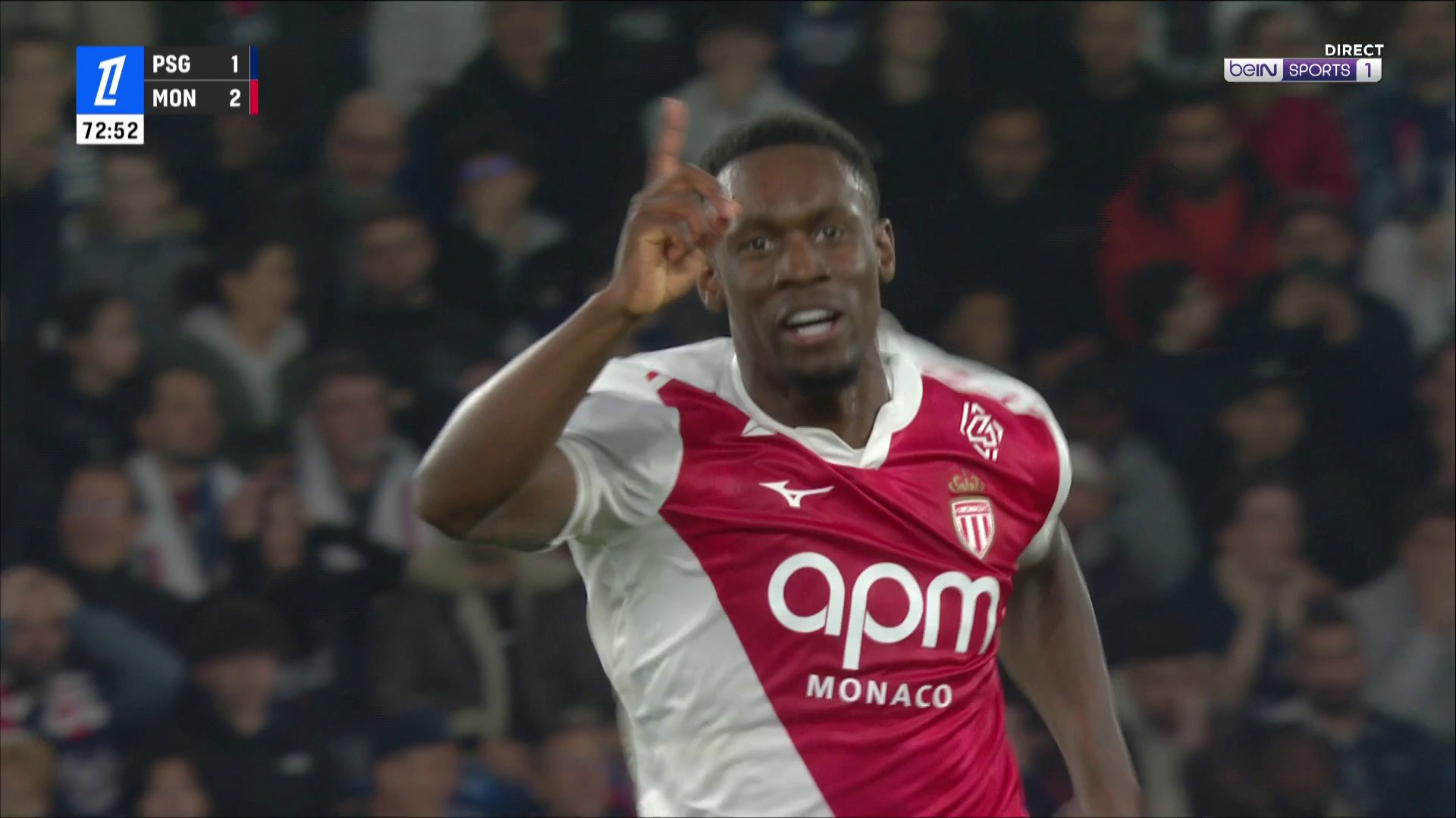 Ligue 1 : Balogun crucifie le PSG d'une frappe déviée !