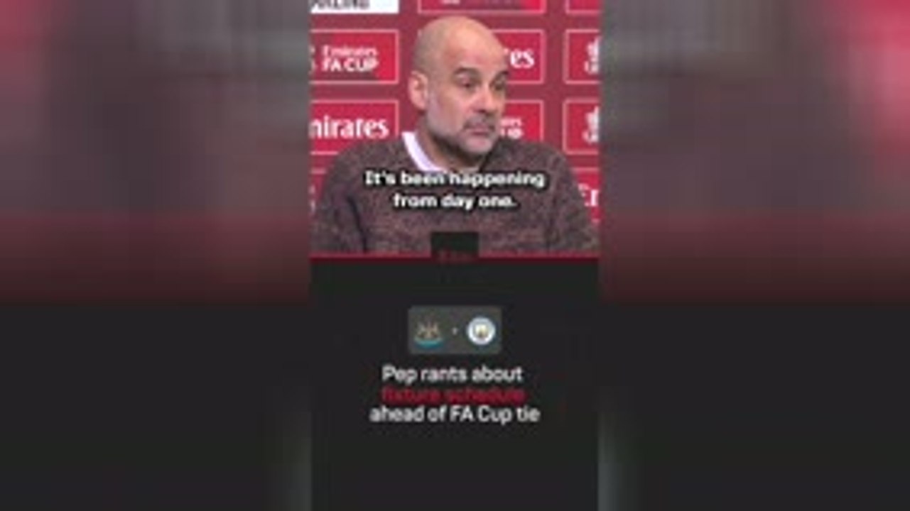 Guardiola rants about City's packed schedule