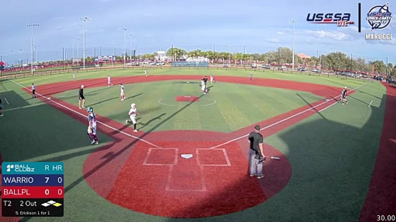 Ballplex Bolts VS Warriors Baseball Club -11U Orange - Sun, Feb 15, 2026 4:13 PM to Sun, 5:32 PM