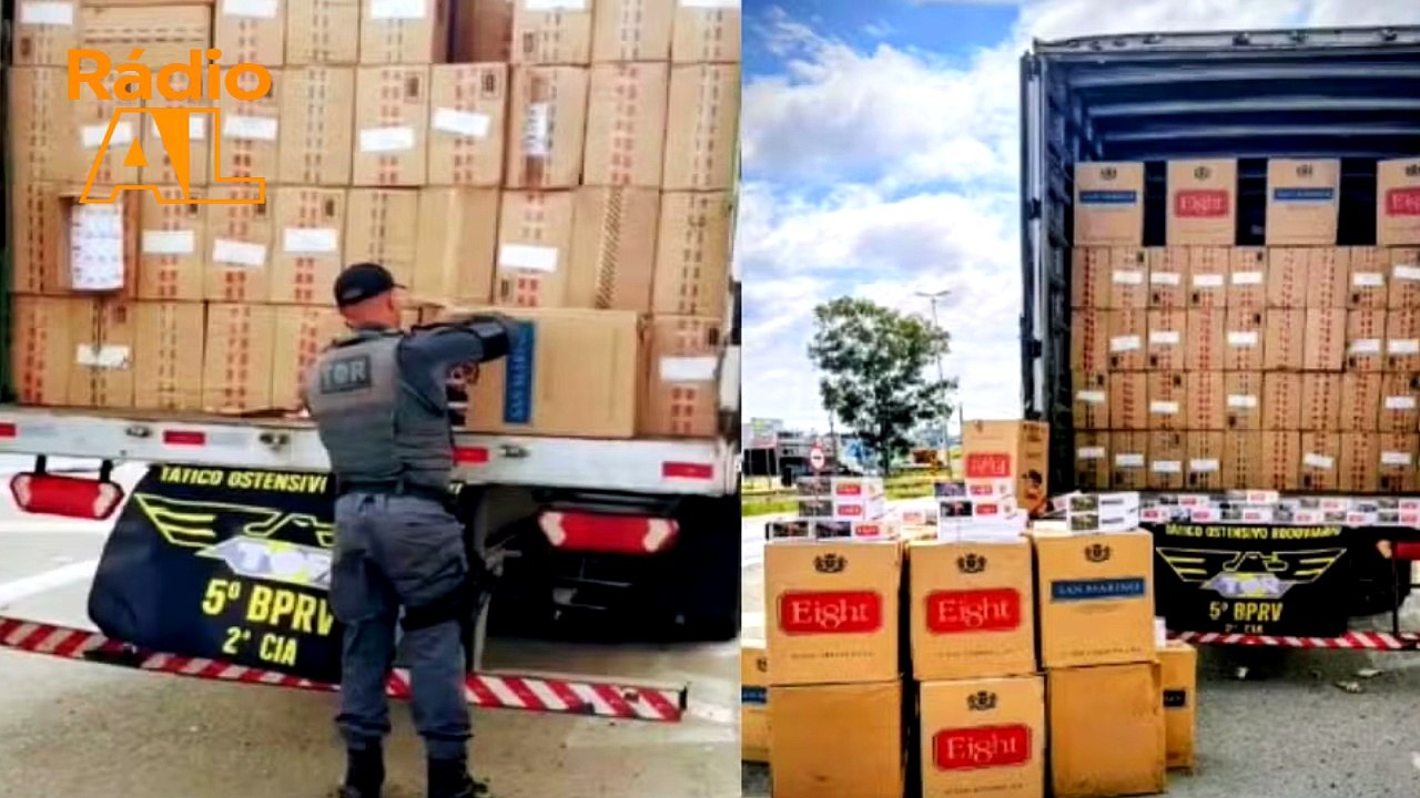 Polícia apreende carga de cigarros contrabandeados - Painel Informativo #13