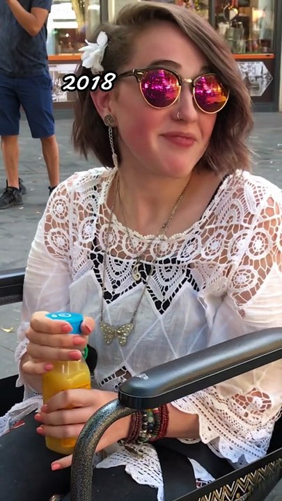 my tics through the years💚 they actually started like 2013 but we don’t have any footage as we didn’t know they were tics. got worse 2016 but don’t really have footage of that either. so please, stop telling me i’m faking, it’s getting old🙈 #tourettes #