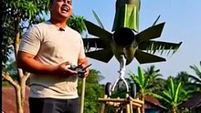 আমি তৈরি করলাম কলা গাছের এফ ৩৫ যুদ্ধ  বিমান || F35 fighter jet made in Bangladesh version 2