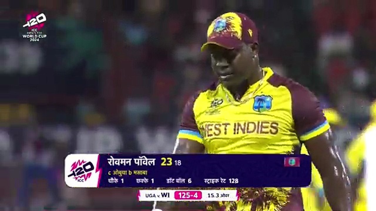 West Indies vs Uganda | Full Match Highlights | 8 June 2024 | Guyana | ICC Men’s T20 World Cup 2024