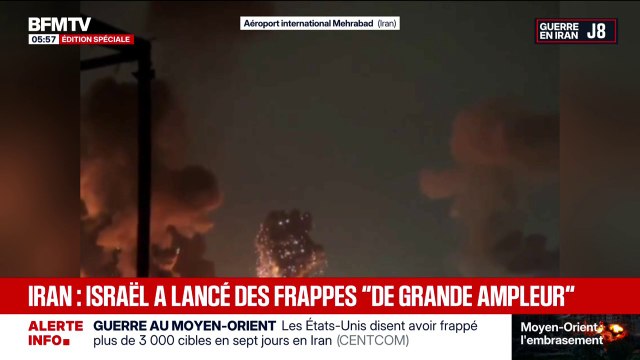 Guerre au Moyen-Orient: Israël a lancé des frappes de grande ampleur sur l'Iran
