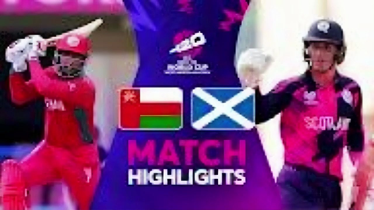 Oman vs Scotland | Full Match Highlights | 9 June 2024 | Antigua | ICC Men’s T20 World Cup 2024
