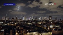Malam Mencekam di Langit Tel Aviv! Gelombang Rudal Balistik Iran Serang Israel
