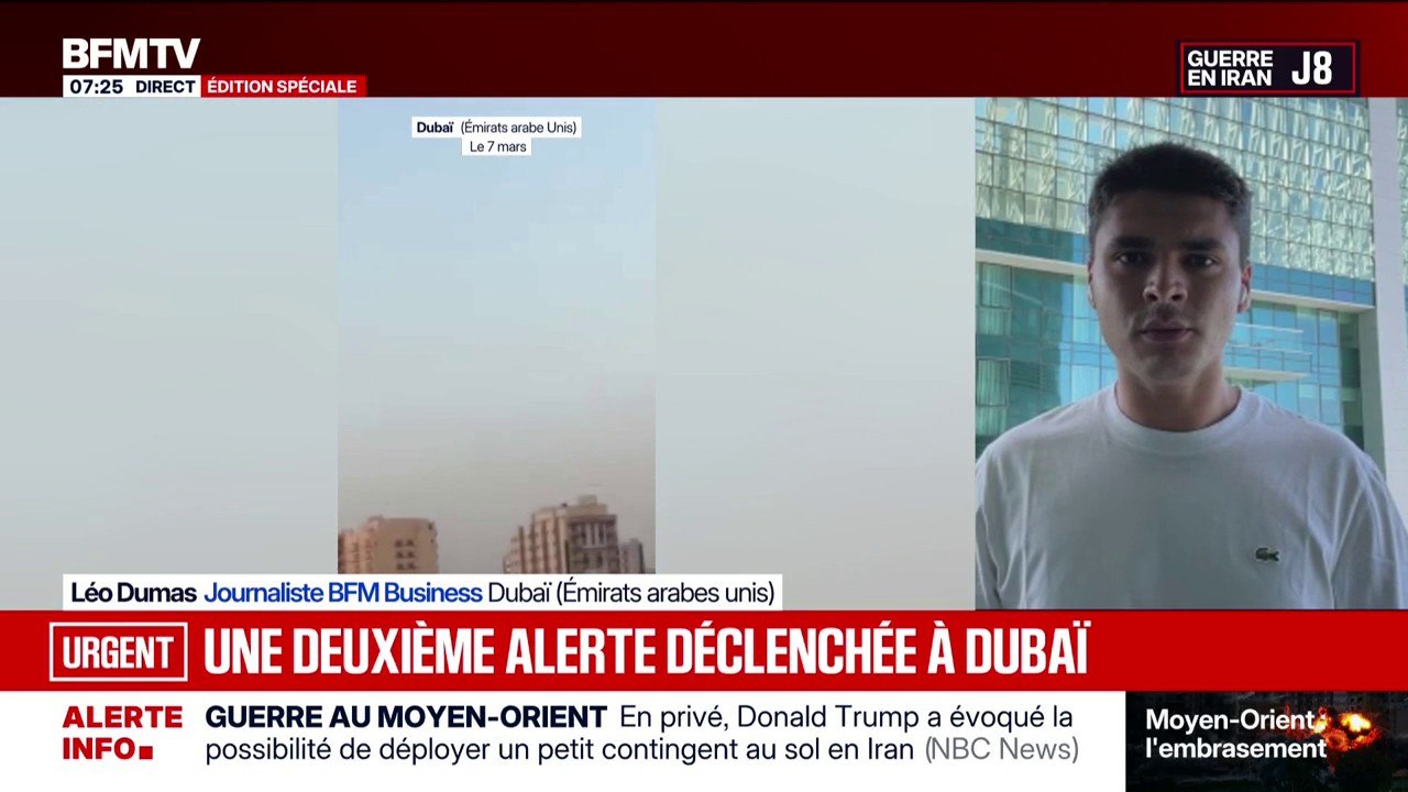 Guerre au Moyen-Orient: plusieurs alertes successives ont retenti à Dubaï