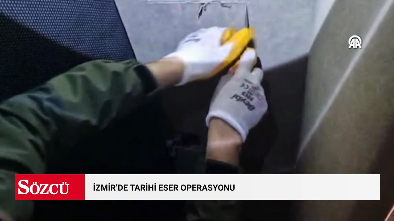 İzmir’de tarihi eser operasyonu: 7 bin 550 sikke ve figür ele geçirildi