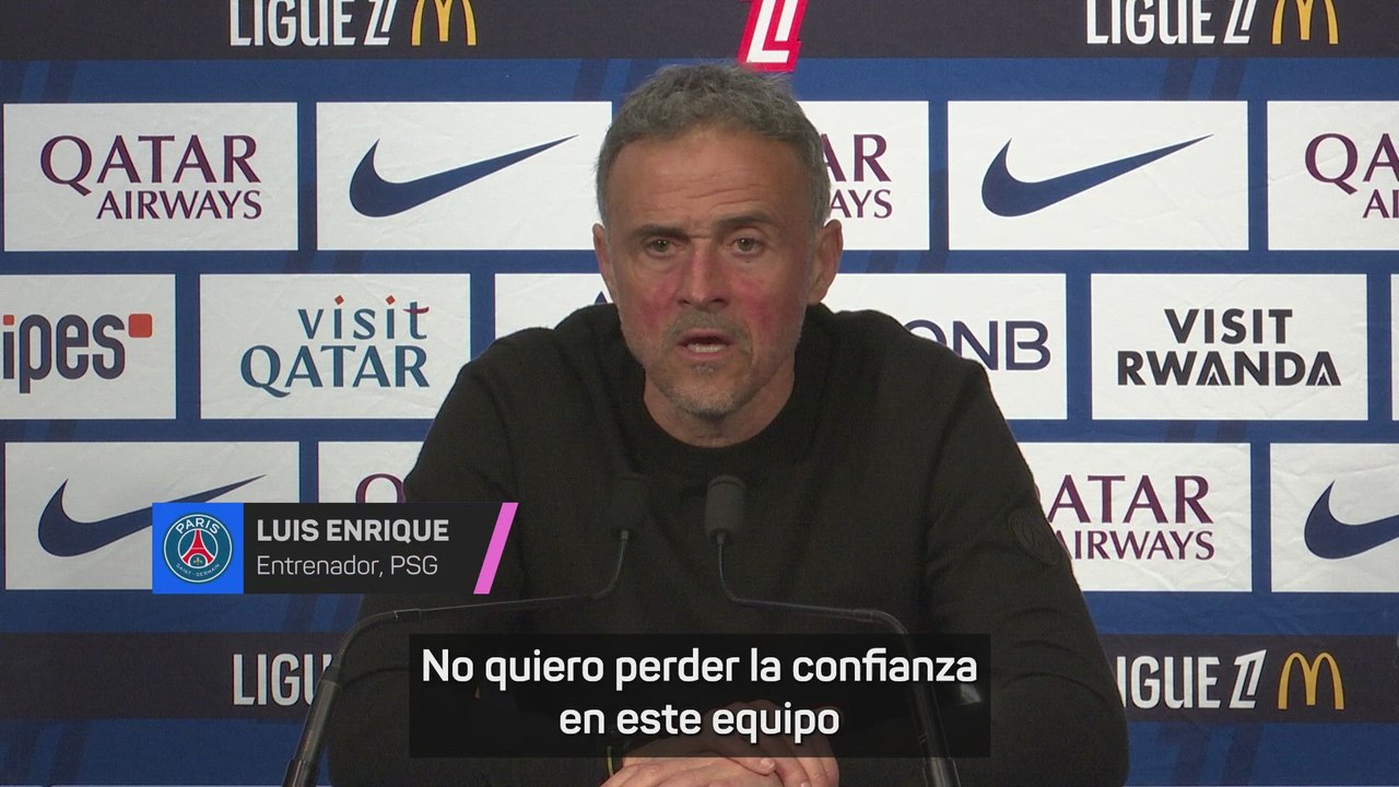 RUEDA de PRENSA de LUIS ENRIQUE tras caer ante el MÓNACO