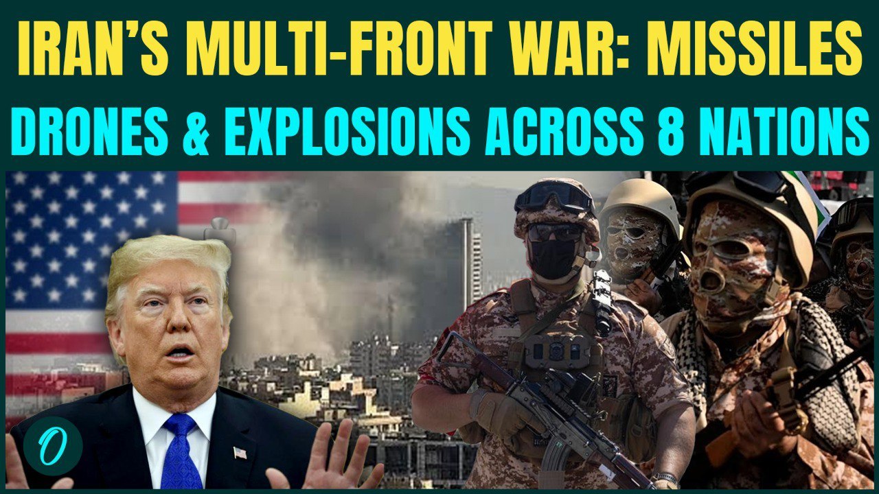 US-Iran War Day 8 | Iranian Missiles, Drones POUNDING 8 Countries At Once? Middle East IN FLAMES