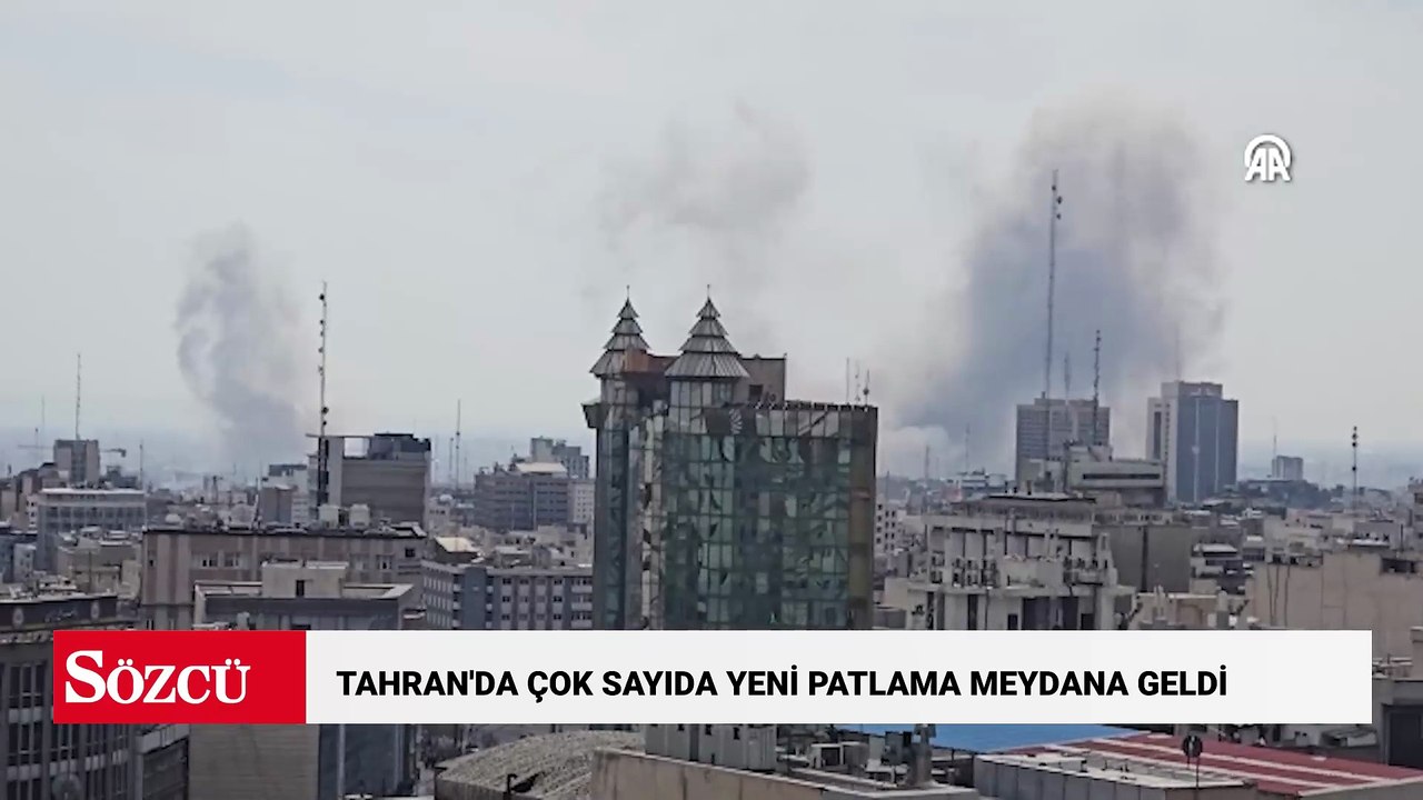 İran'ın başkenti Tahran'da çok sayıda yeni patlama meydana geldi