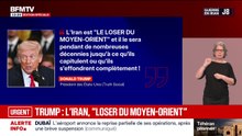 Donald Trump estime que l'Iran est le "loser du Moyen-Orient"