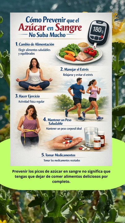 Cómo prevenir los niveles altos de azúcar en sangre