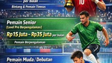 gaji pemain futsal profesional di Indonesia tahun 20252026