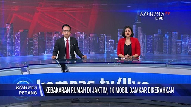 Asap Membumbung! Kebakaran Hanguskan Tiga Rumah di Pulogadung | KOMPAS PETANG