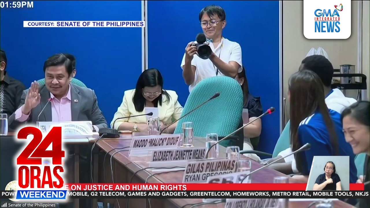 Giit ni Sen. Estrada, friendly banter lang ang sinabi sa naturalization hearing | 24 Oras Weekend