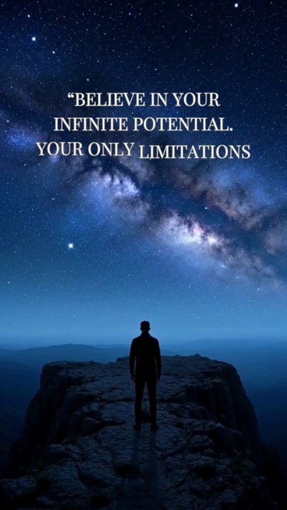 Your Potential is Limitless. Believe It. 🏔️ #inspiration  #wiseadvise #motivation