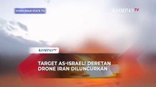 Detik-Detik Rentetan Drone Iran Target Pangkalan Militer ASIsrael Diluncurkan