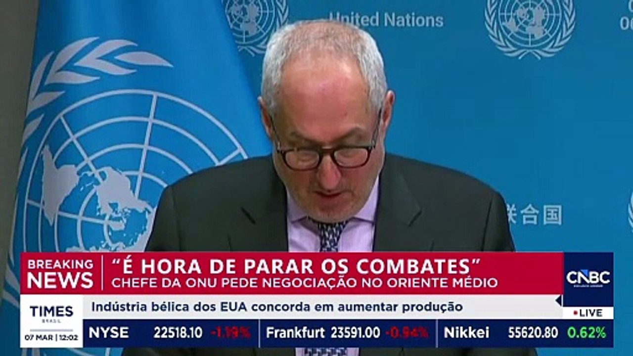 Chefe da ONU alerta que guerra no Oriente Médio pode sair do controle: "Hora de parar os combates"