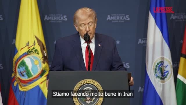 Iran, Trump: «Stiamo facendo bene, distrutte 42 navi della marina in 3 giorni»