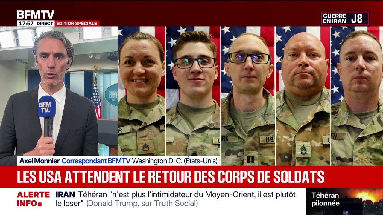 Les États-Unis attendent le retour des dépouilles des soldats américains tués lors de frappes iraniennes au Koweït