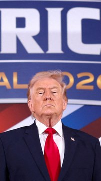 Trump sobre Sheinbaum en 'Escudo de las Américas'.