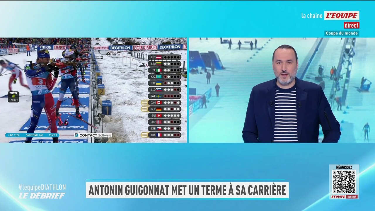 Médaillé à trois reprises aux Championnats du monde, Antonin Guigonnat prend sa retraite et justifie son choix - Biathlon