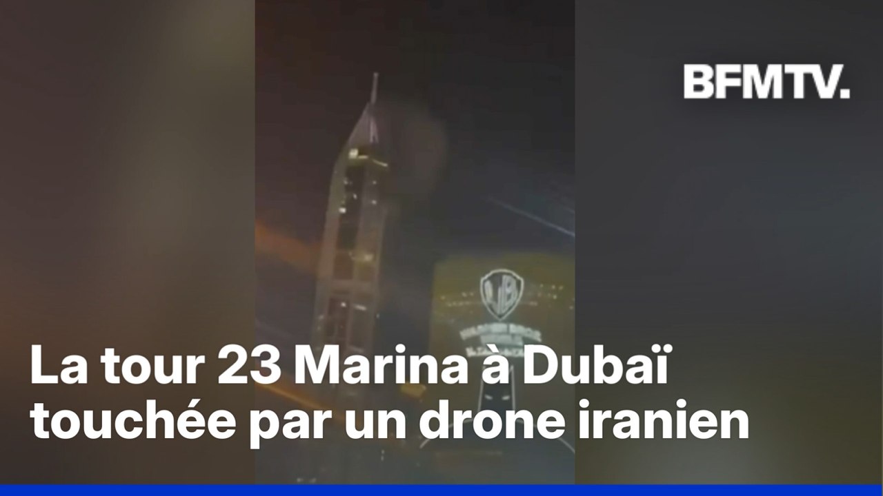 Guerre au Moyen-Orient: la tour 23 Marina à Dubaï ciblée par un drone iranien