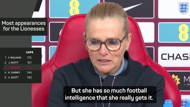 Wiegman lauds 'incredible' Bronze in 145th England game