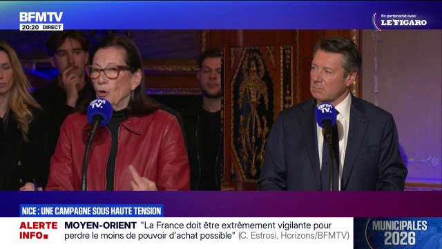 Municipales à Nice: pour Mireille Damiano, candidate LFI - VIVA ! , ce type d'altercations entre Christian Estrosi et Éric Ciotti abîment considérablement la démocratie