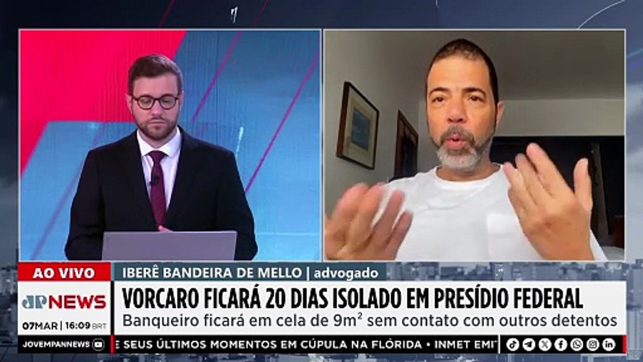 Delação à vista? Vorcaro ficará 20 dias isolado em presídio federal; advogado repercute