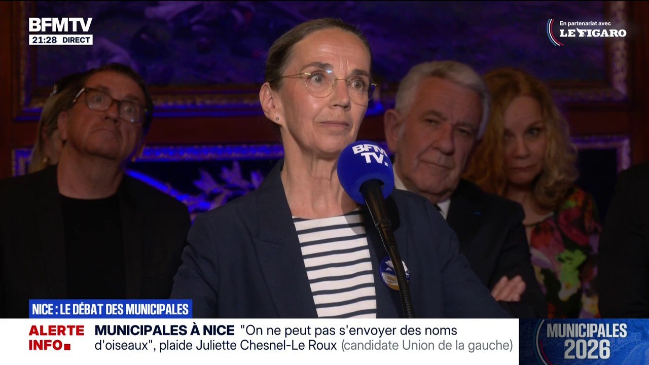Municipales à Nice: "L'ère de Christian Estrosi est terminée", affirme Juliette Chesnel-Le Roux, candidate de l'Union de la gauche
