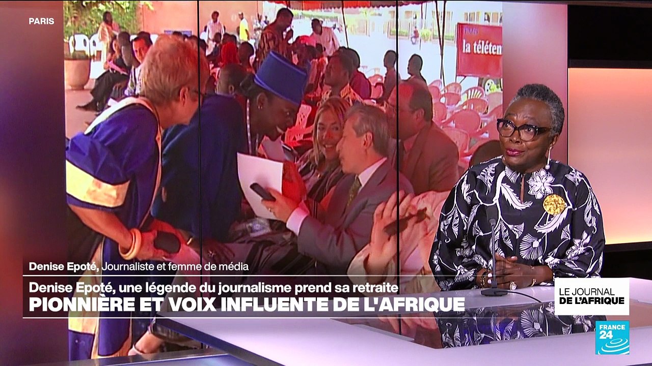 Denise Epoté : la pionnière du journal télévisé africain raconte 40 ans de carrière